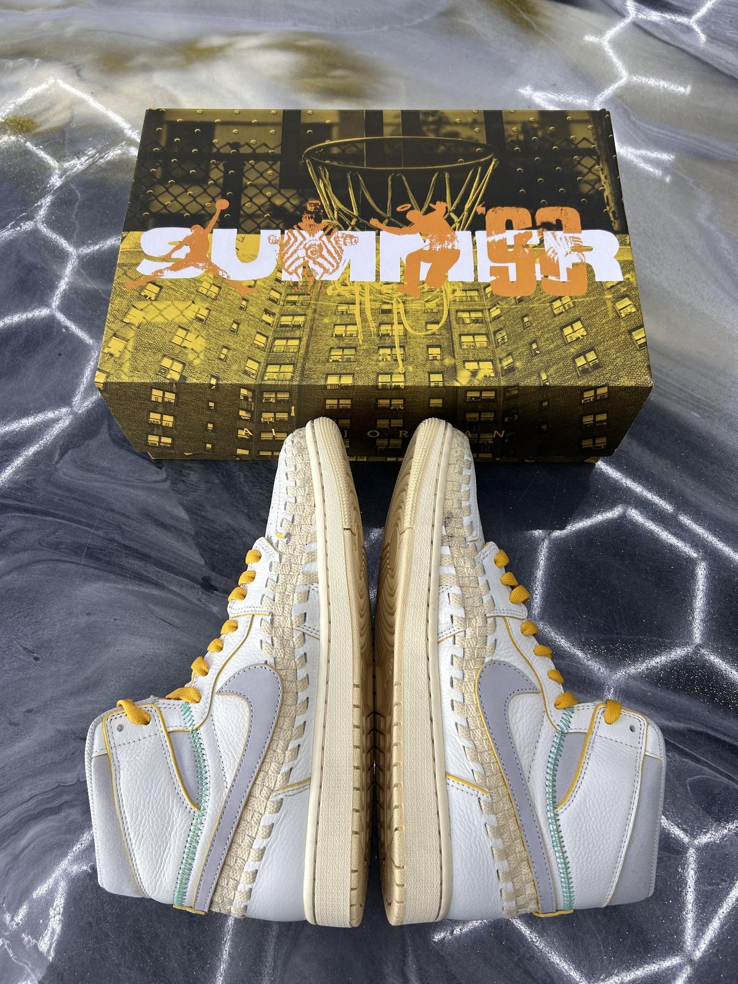 Jordan 1 Union LA "Bephies Supply Summer 96" Used Size 10