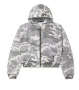 Vale Crystal Winter Work Jacket "Camo White"