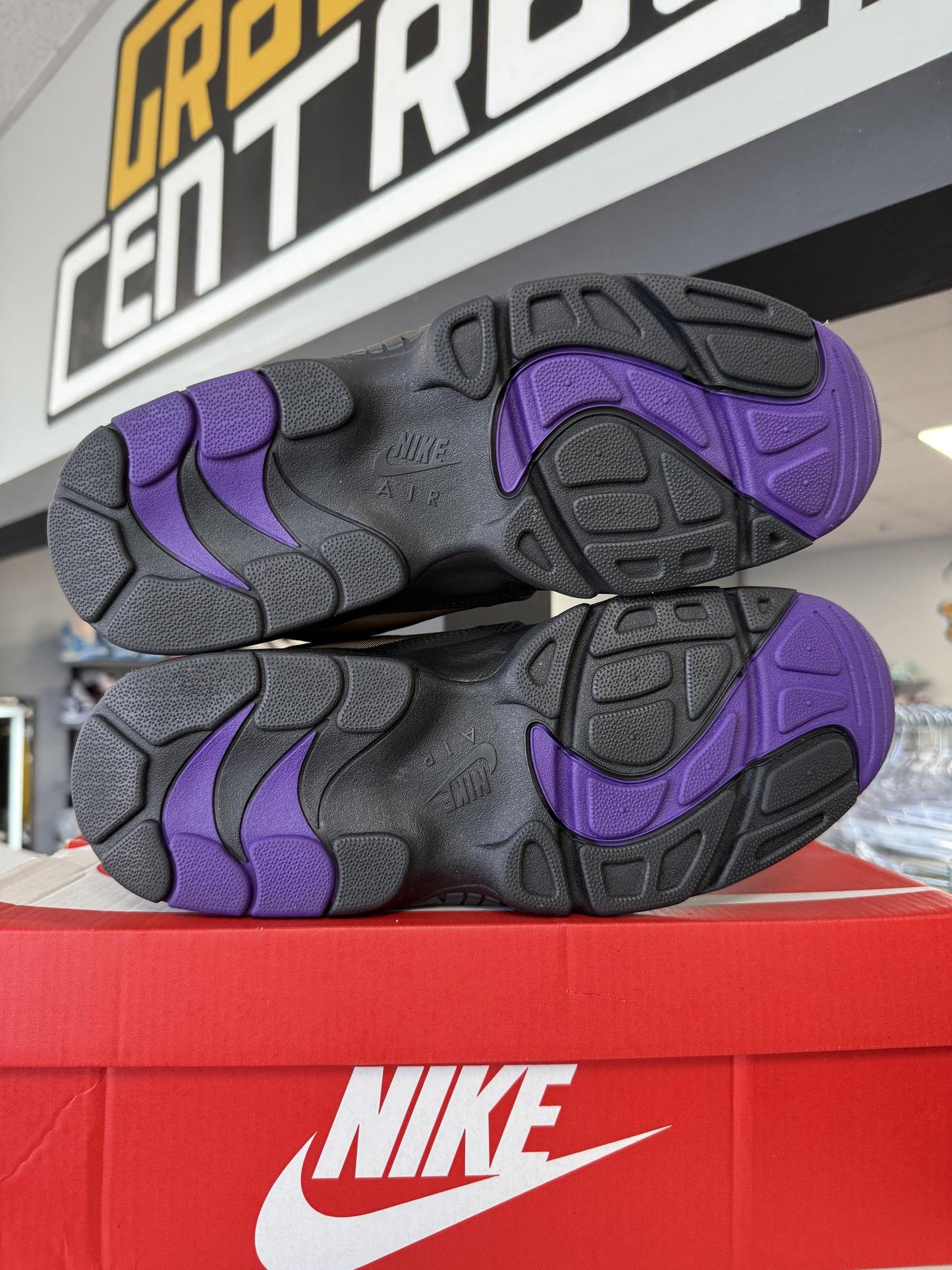 Nike Air Diamond Turf "Ravens" Used Size 10.5