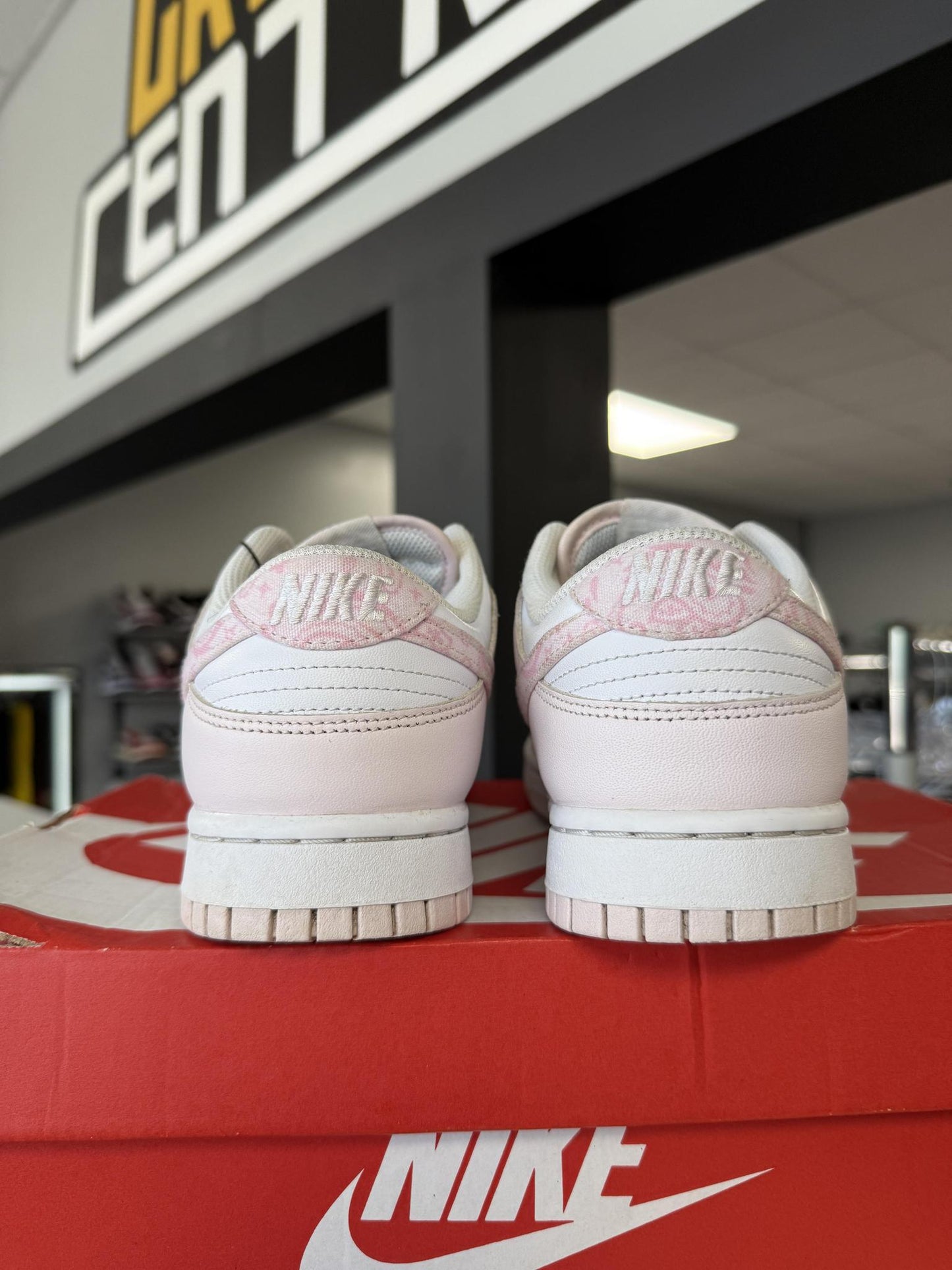 Nike Dunk Low "Pink Paisley" Used Size 7Y/8.5W