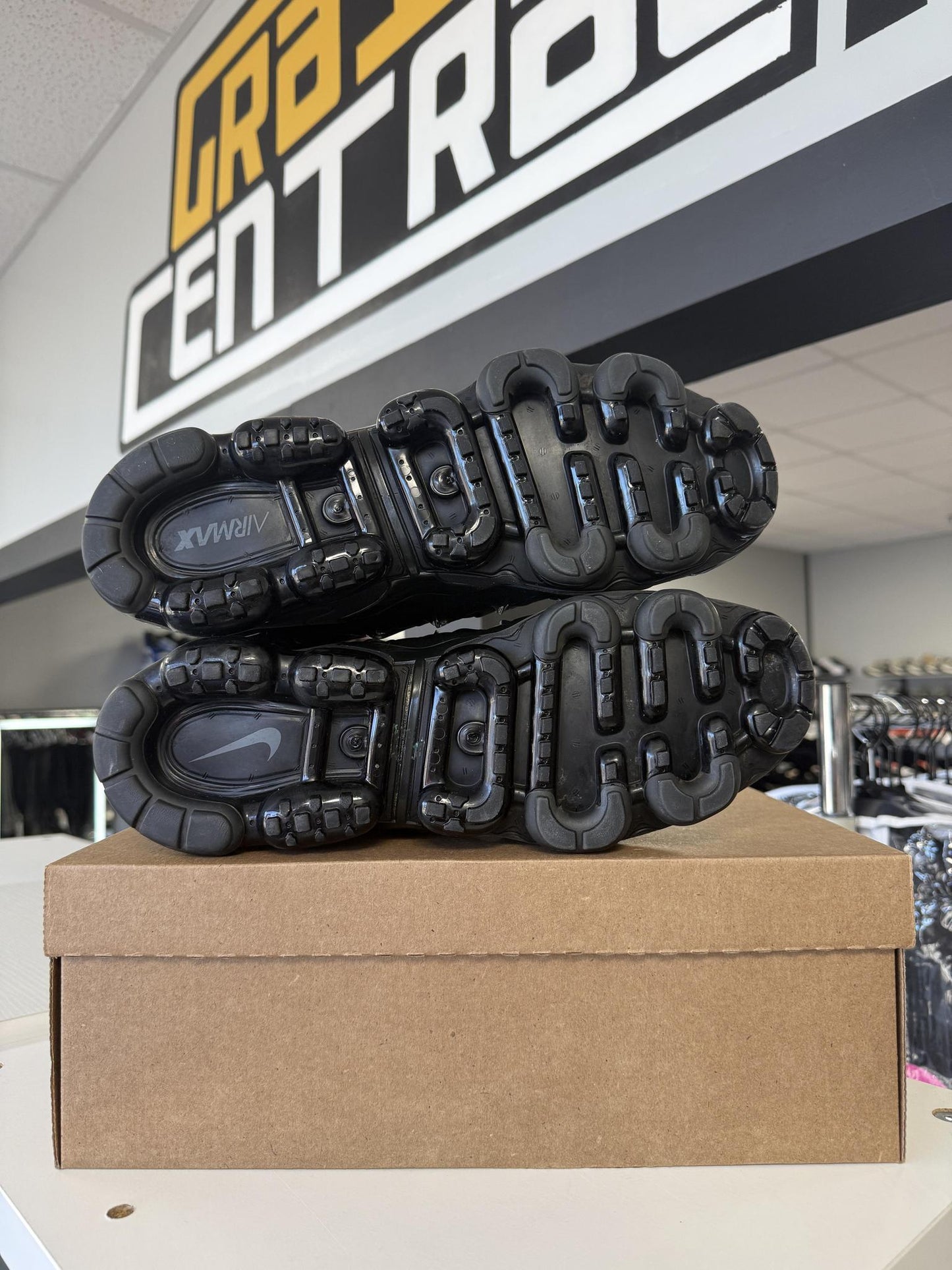 Nike VaporMax Plus "Triple Black" Used Size 12