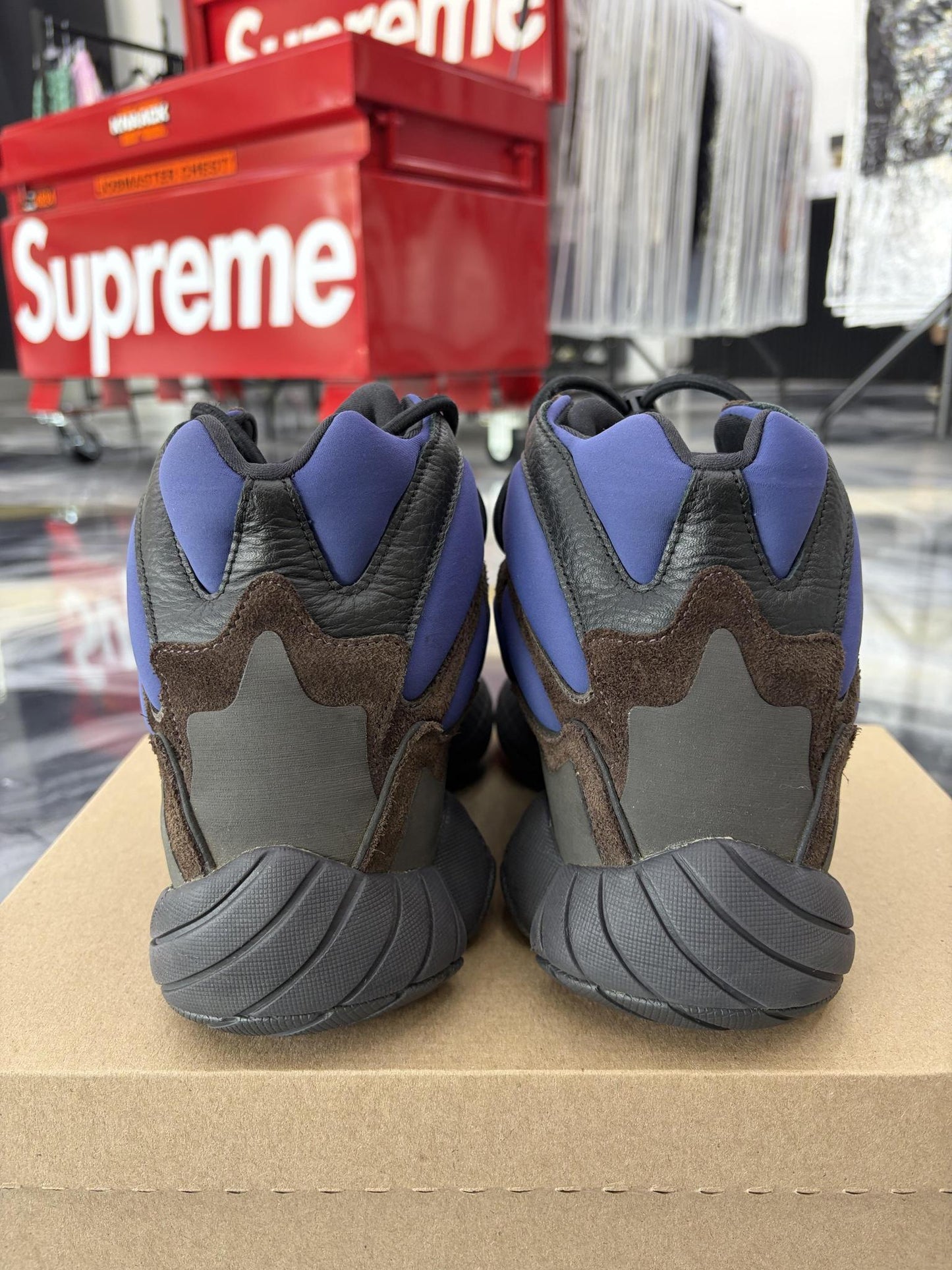 Yeezy 500 High "Brown Blue" Used Size 9.5
