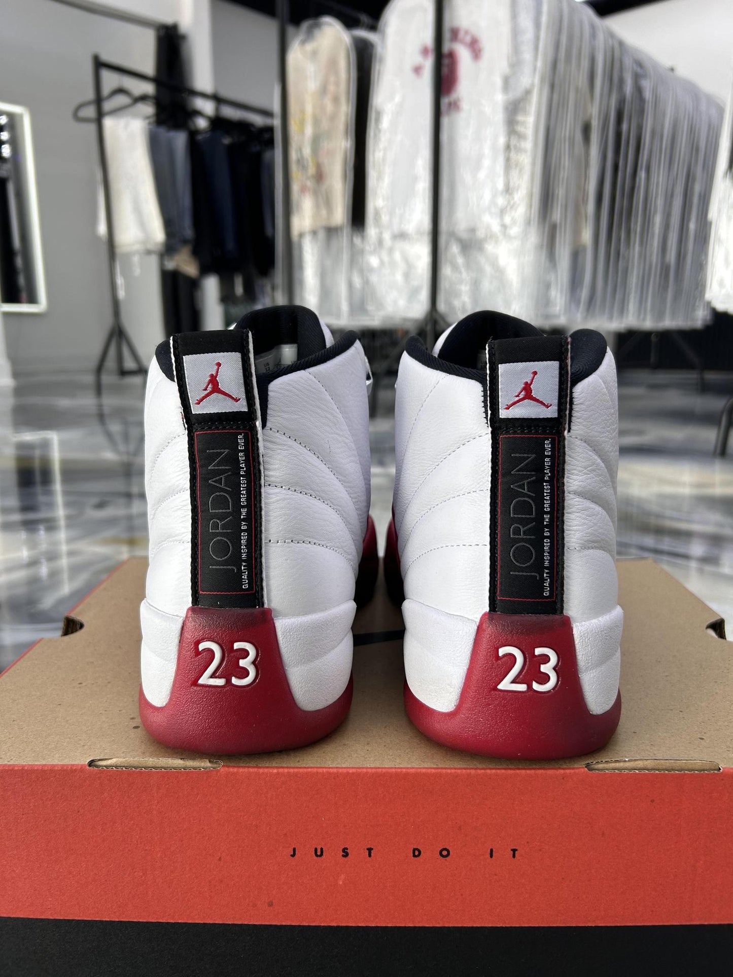 Jordan 12 "Cherry" Used Size 12