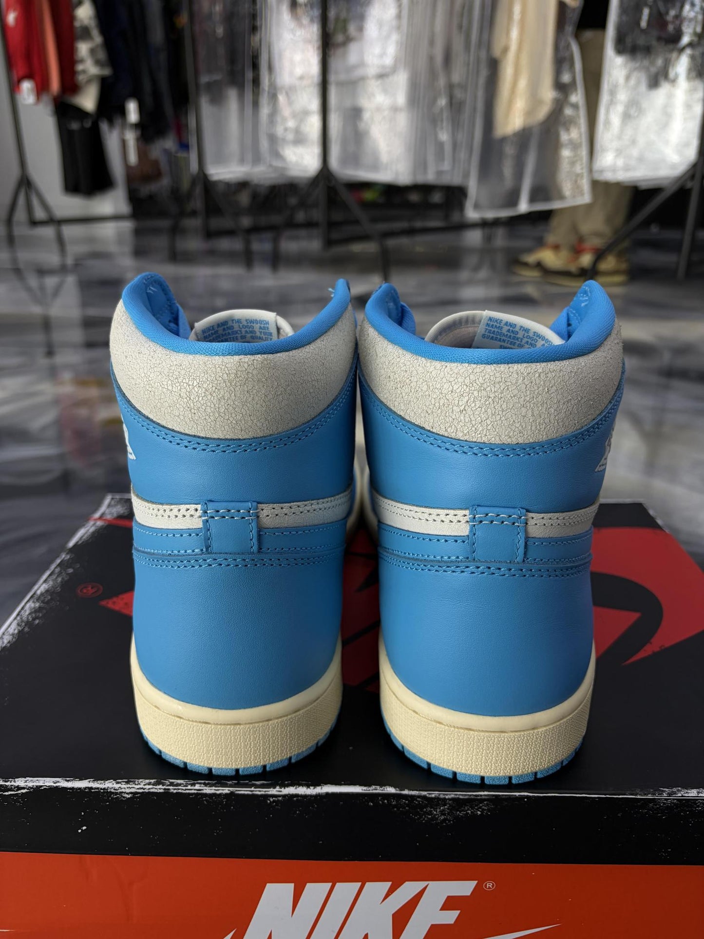 Jordan 1 "UNC Reimagined" Used Size 12