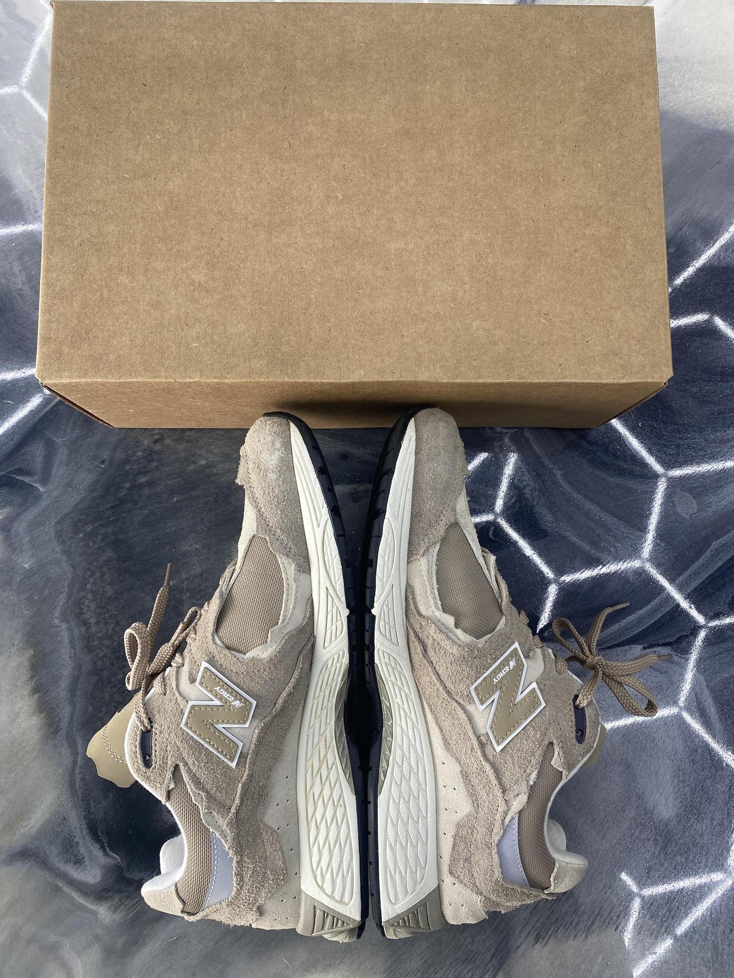 New Balance 2002R Protection Pack "Sand" Used Size 12