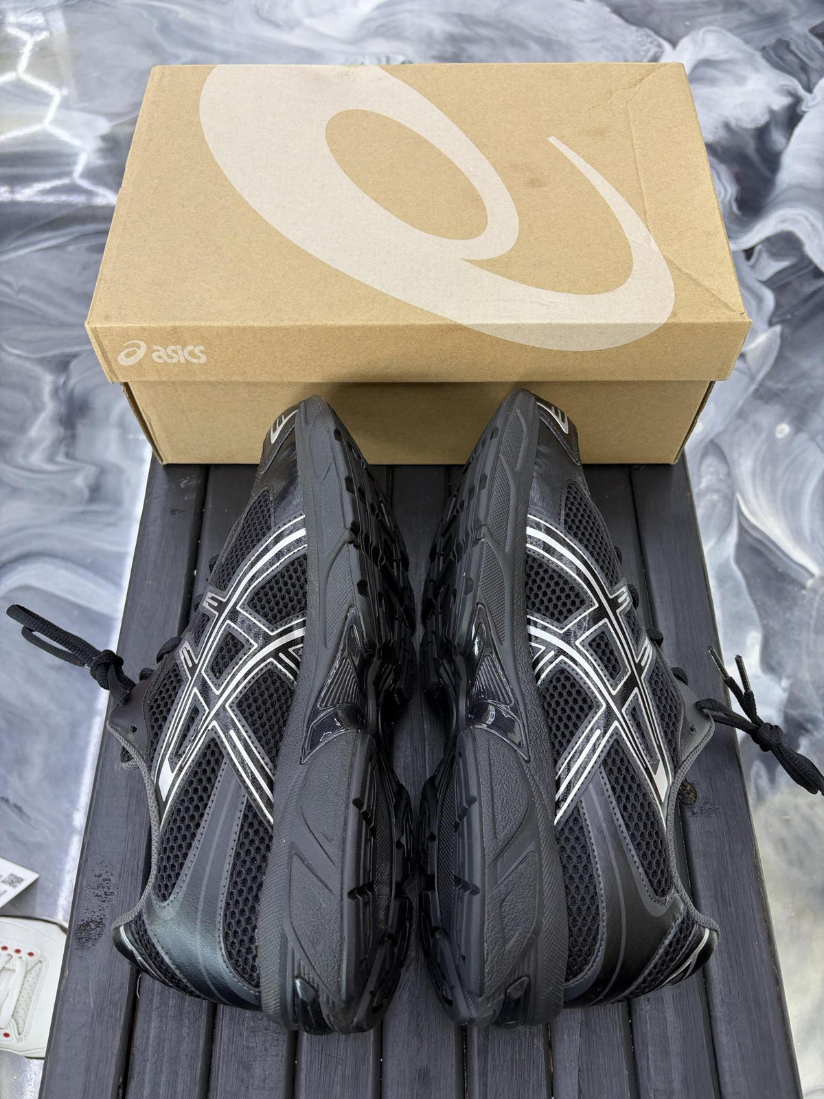 Asics Gel 1130 "Black Pure Silver" Used Size 10