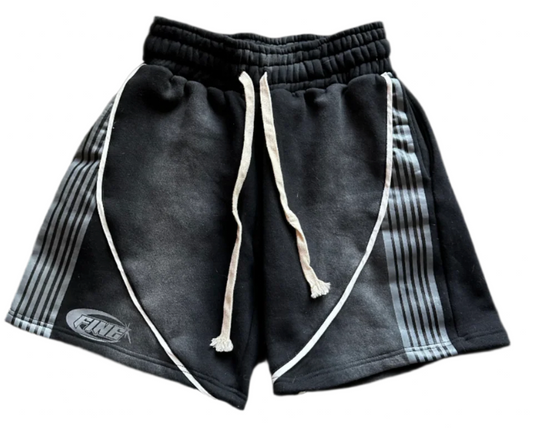 Fine Britches Racer Shorts "Black Licorice"