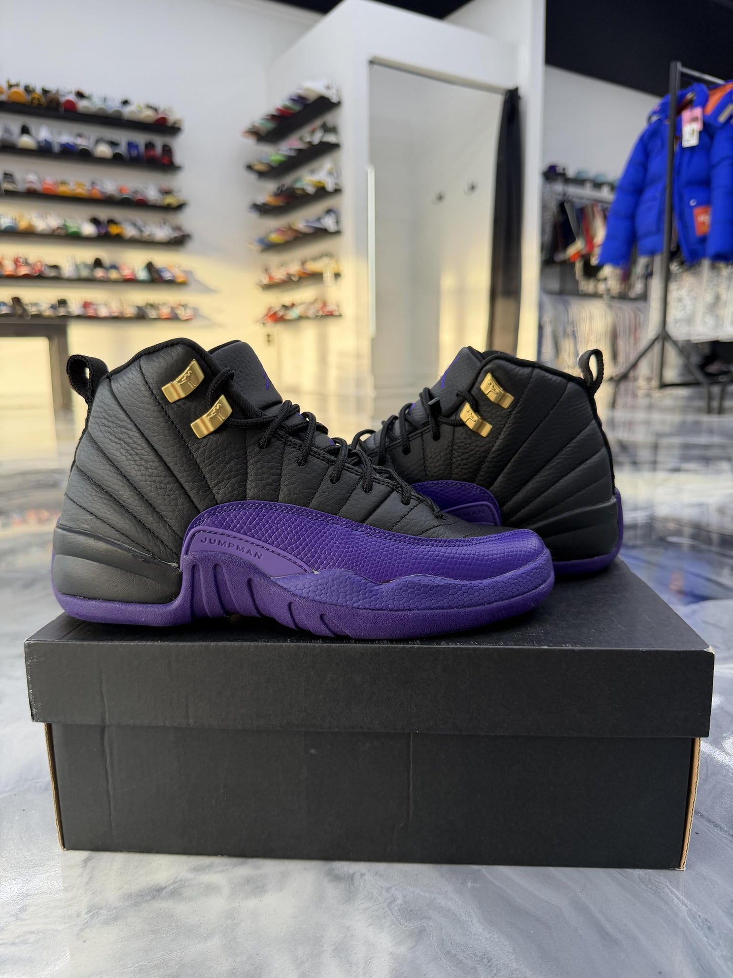 Jordan 12 Field Purple Used Size 5Y/6.5