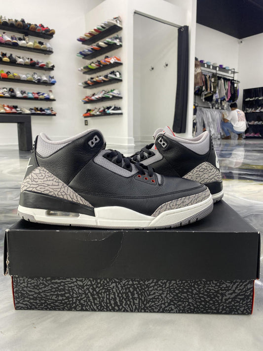 Jordan 3 "Black Cement" Used Size 12