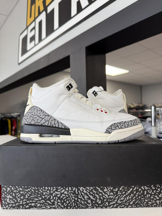 Jordan 3 "White Cement Reimagined" Used Size 6Y/7.5W