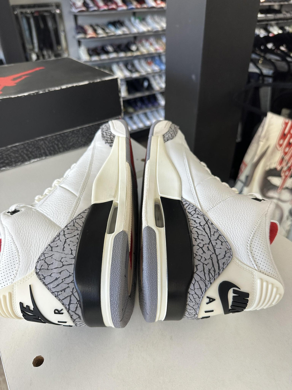 Jordan 3 "White Cement Reimagined" Size 12 Used