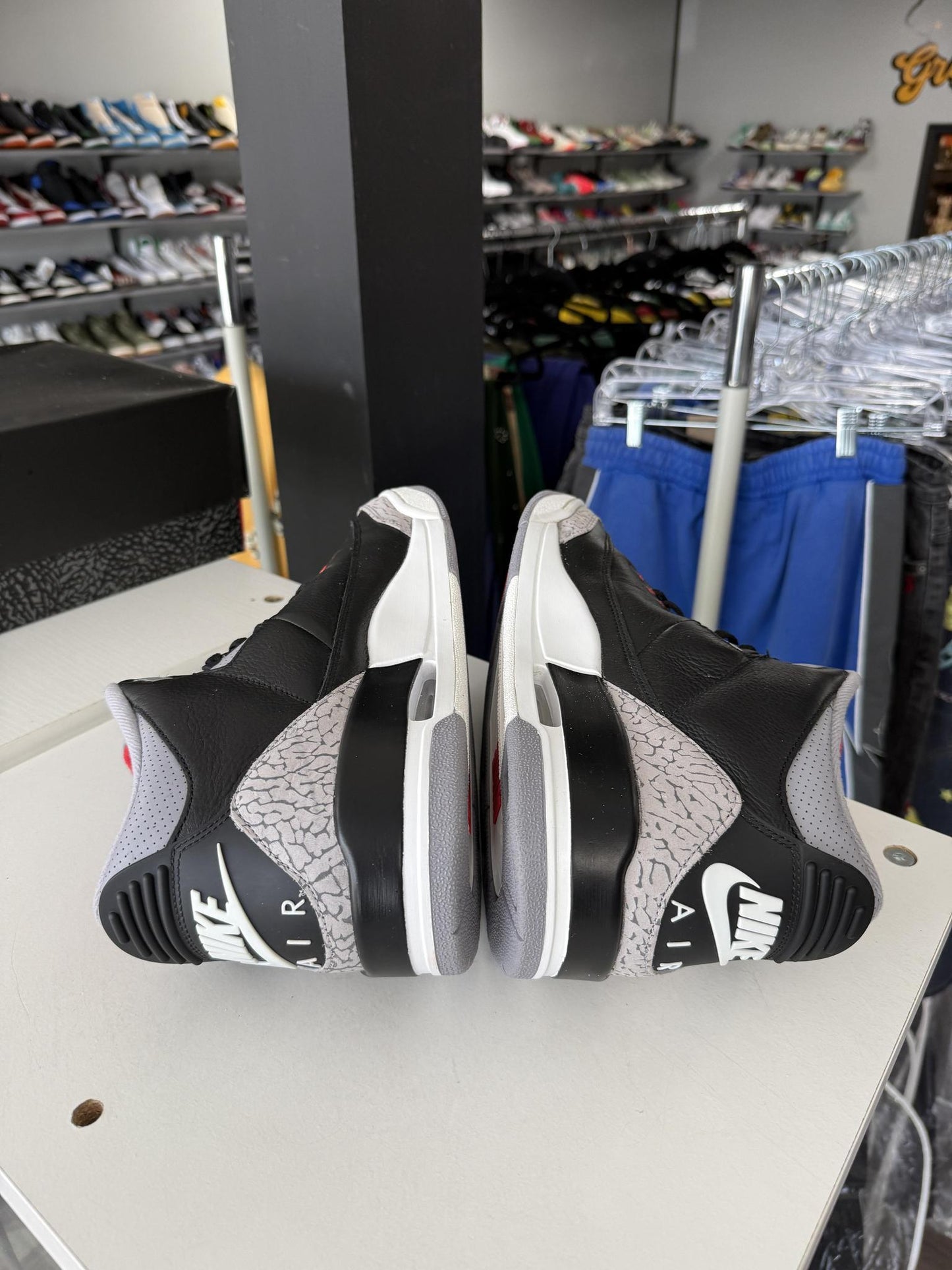 Jordan 3 "Black Cement" Used Size 13