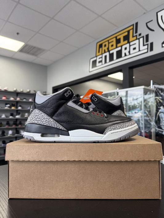 Jordan 3 "Black Cement" Used Size 10.5
