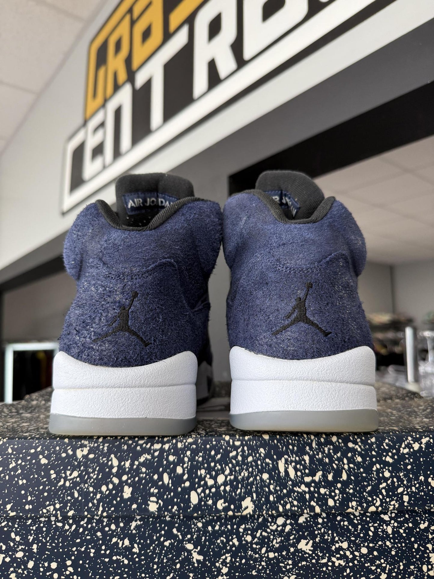 Jordan 5 "Midnight Navy" Used Size 12