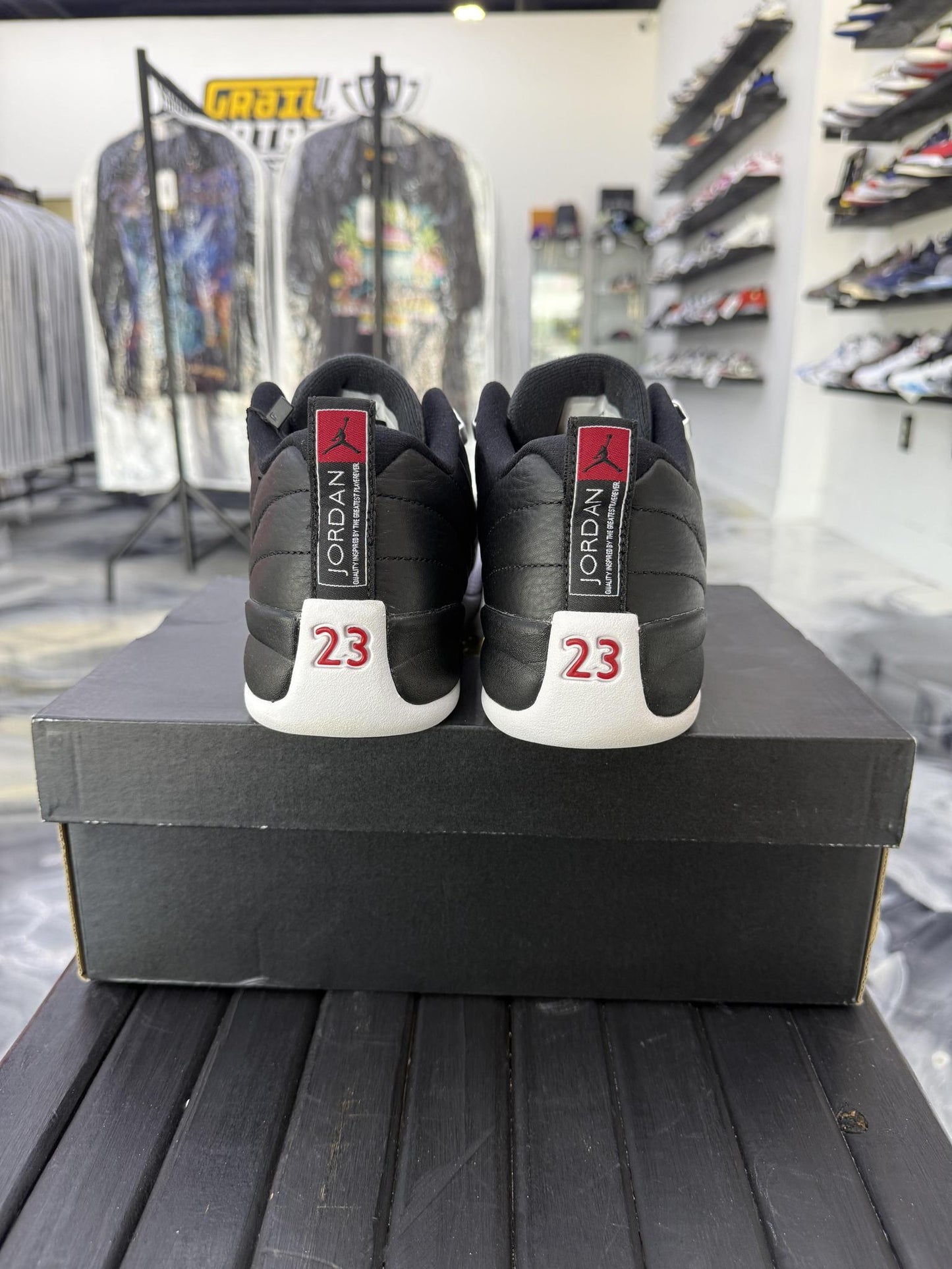 Jordan 12 Low "Playoffs" Used Size 7Y/8.5W