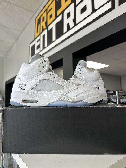 Jordan 5 White Metallic Used