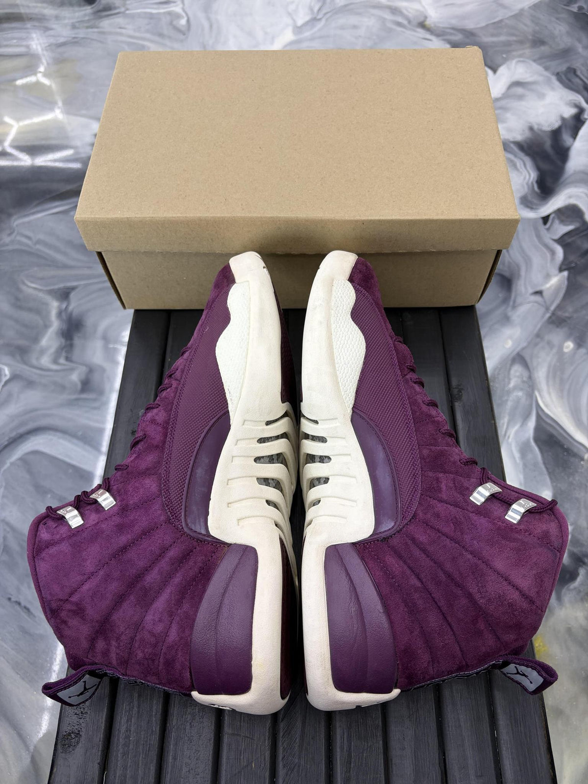 Jordan 12 "Bordeaux" Used Size 14