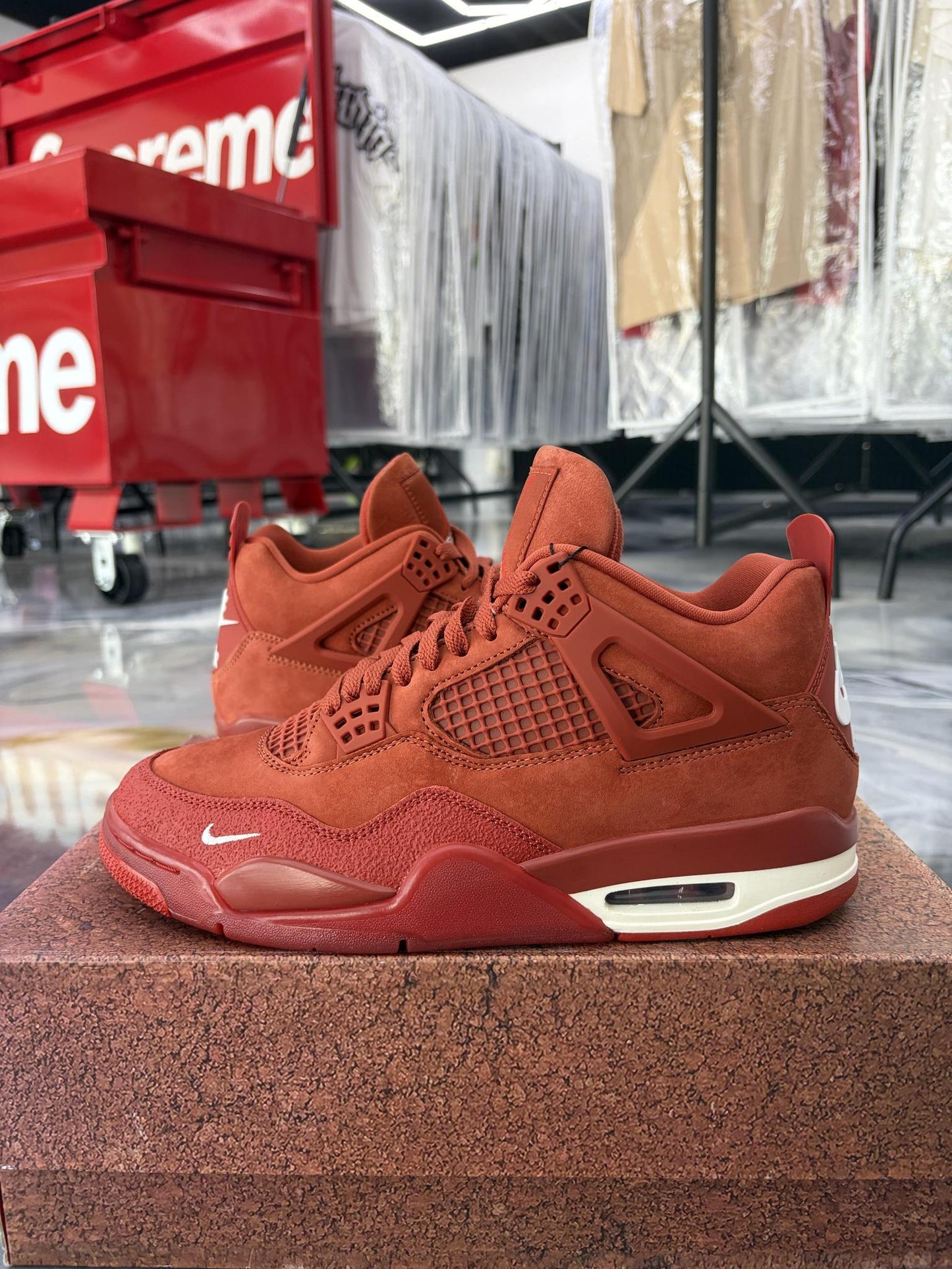 Jordan 4 "Brick By Brick" Used Size 9.5
