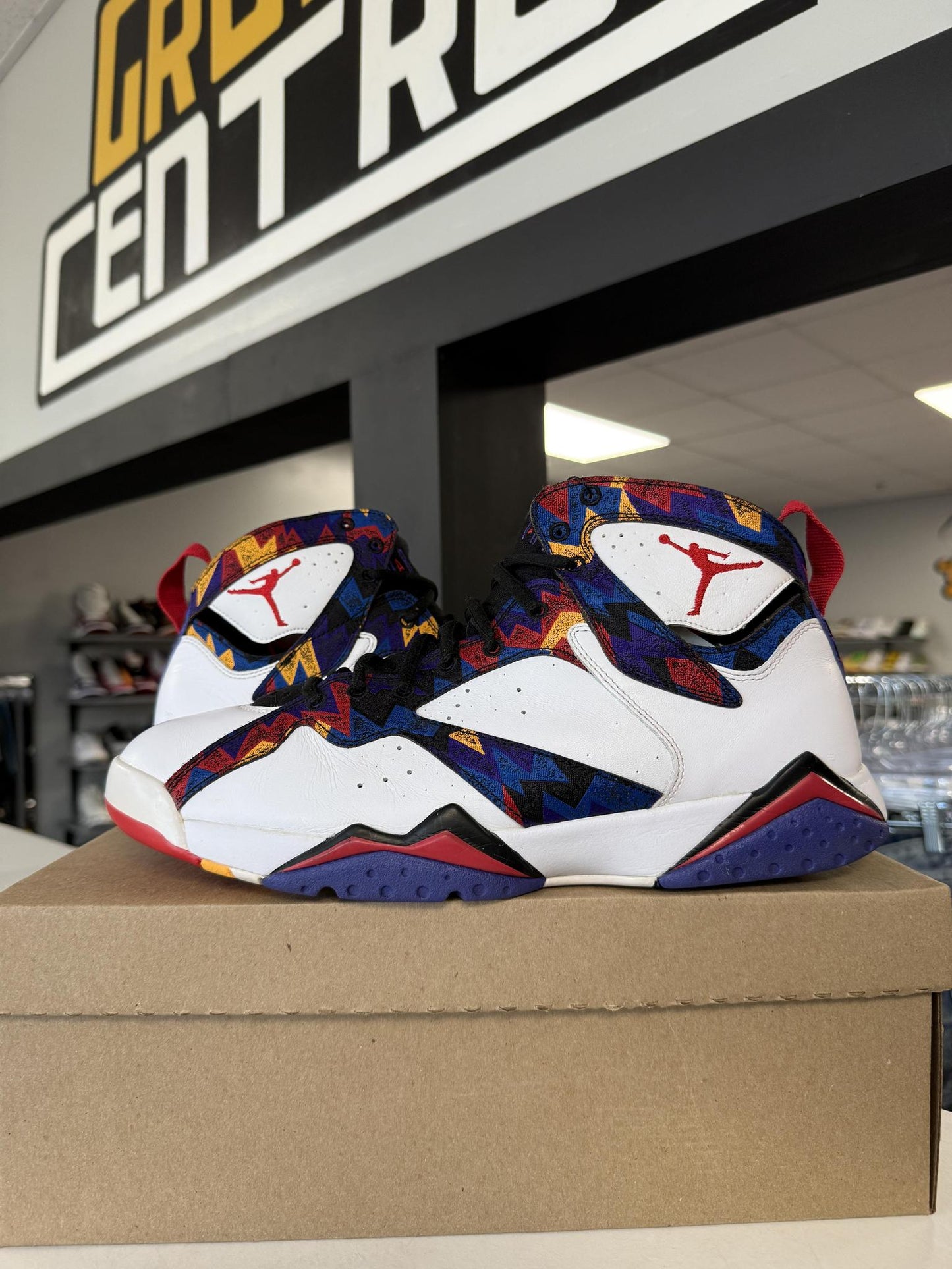 Jordan 7 "Sweater" Used Size 12