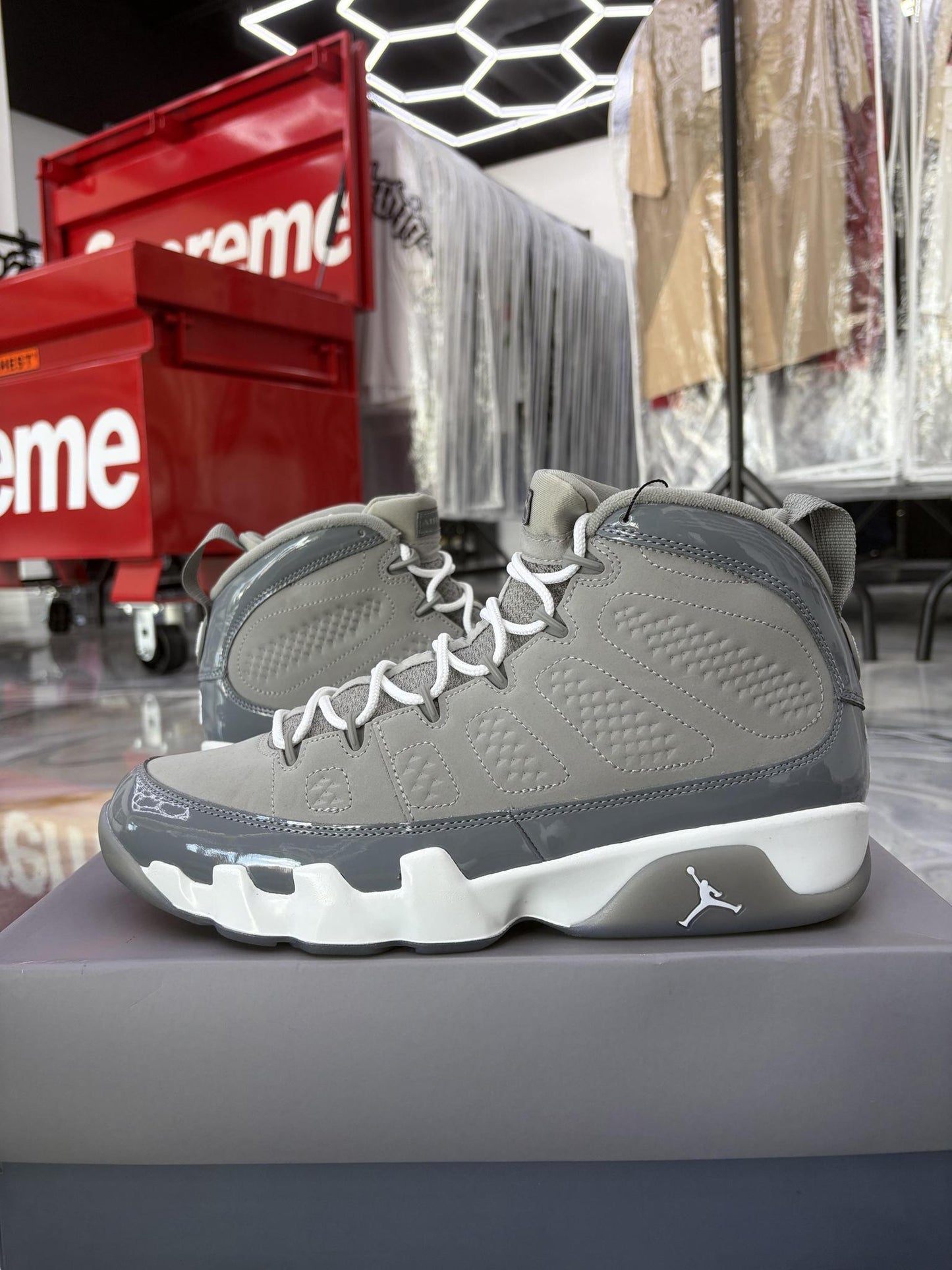 Jordan 9 "Cool Grey" Used Size 11.5