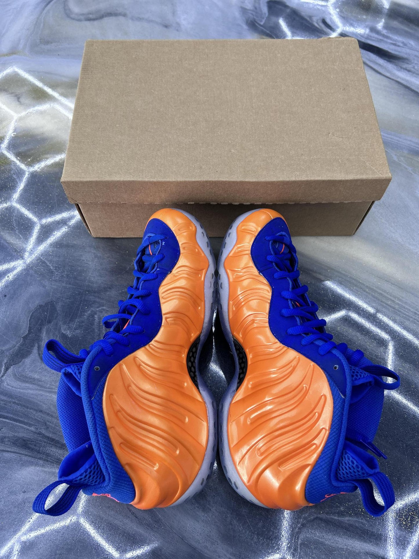 Nike Foamposite "Knicks" Used Size 10