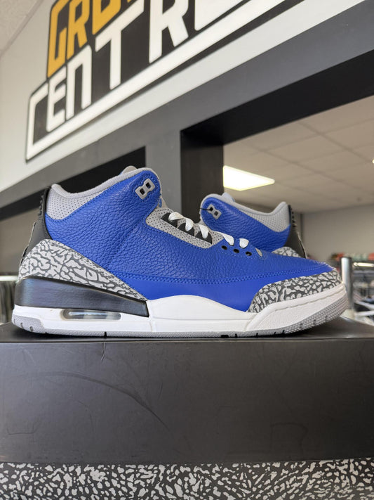 Jordan 3 "Varsity Royal" Used Size 12