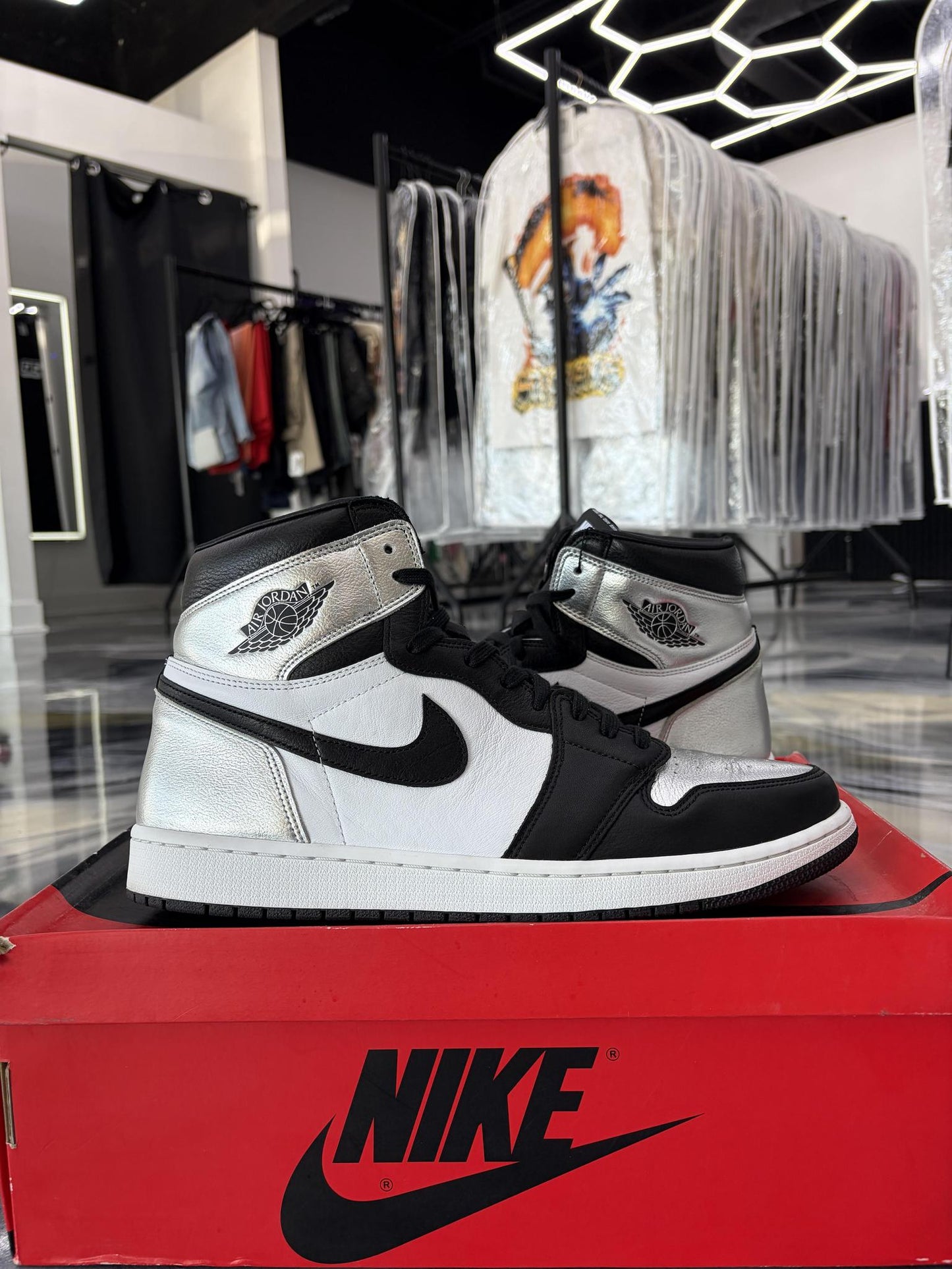 Jordan 1 "Silver Toe" Used Size 13