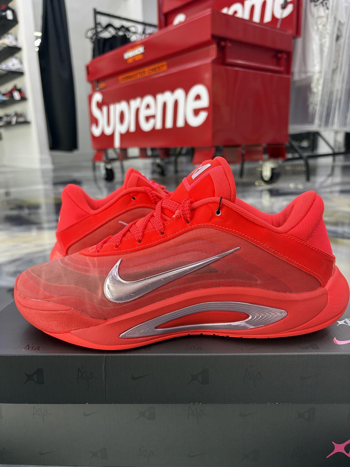 Nike A'ja Wilson A'One "Royal Flame" Used Size 7Y/8.5W
