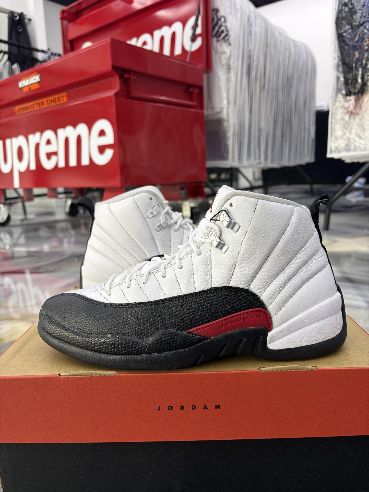 Jordan 12 "Taxi Flip" Used Size 9.5