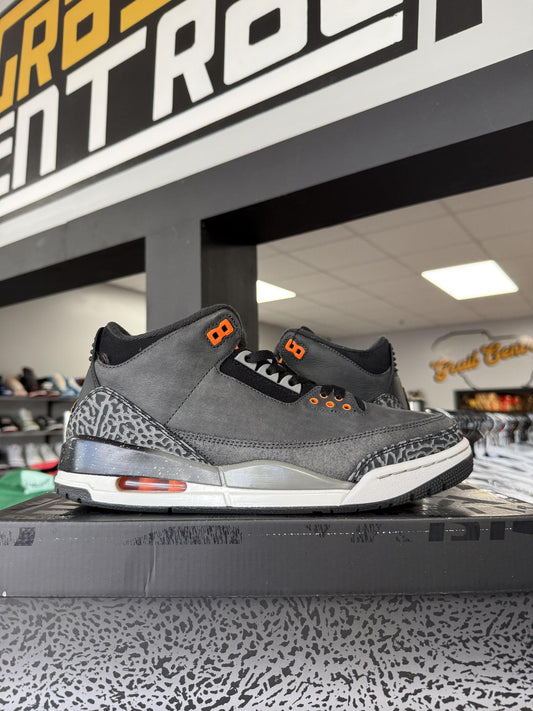Jordan 3 "Fear" Used Size 9.5