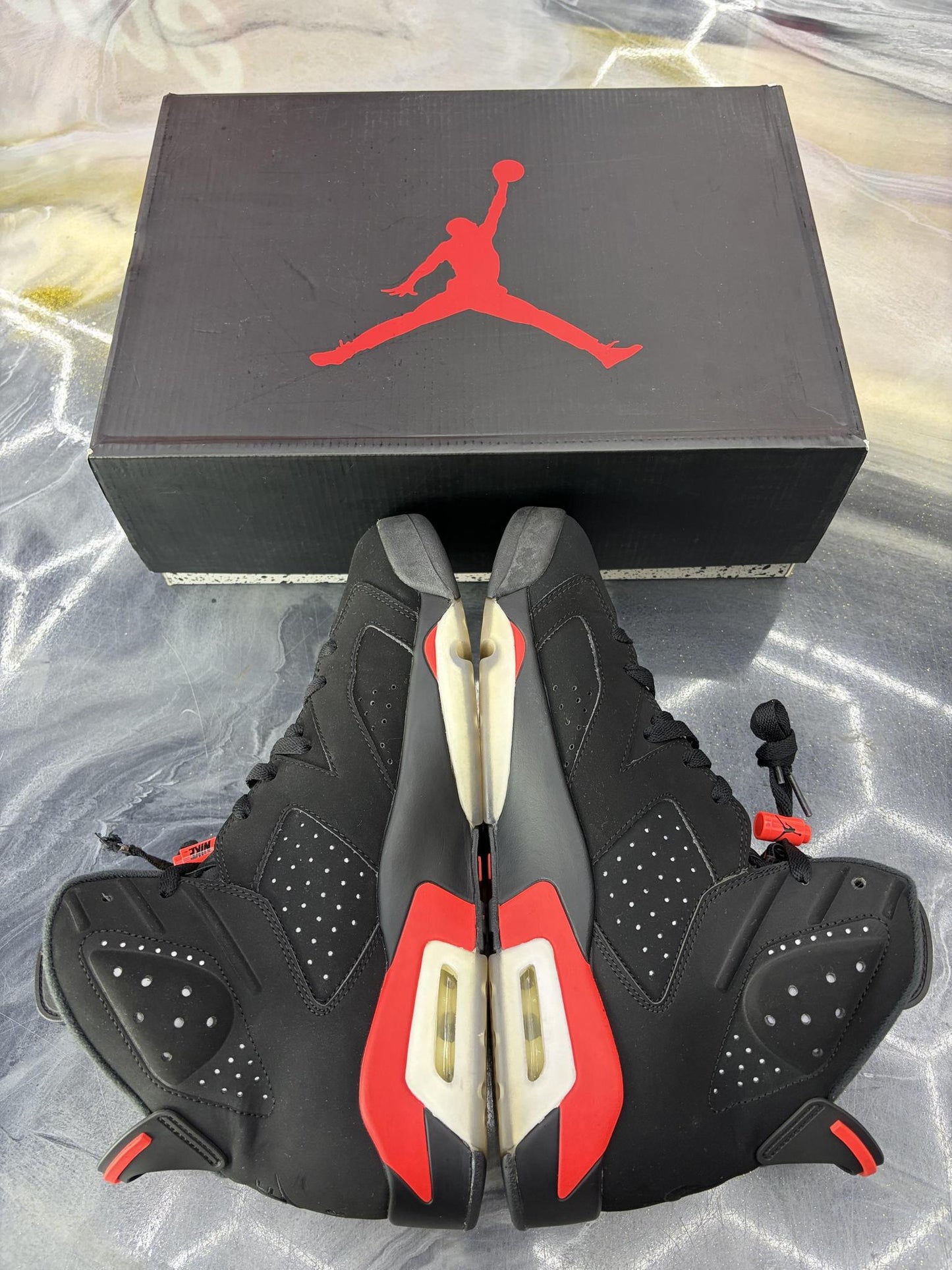 Jordan 6 "Black Infrared" Used Size 12