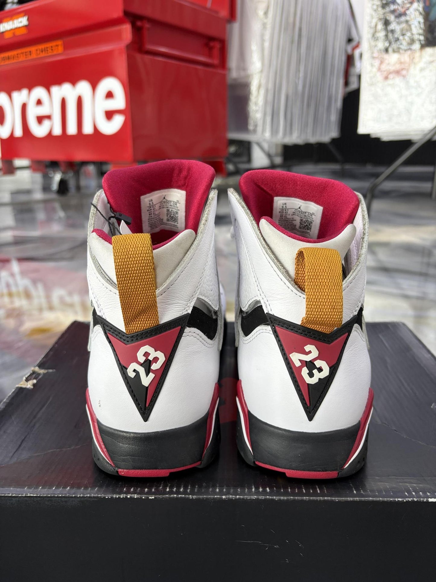 Jordan 7 "Cardinal" Used Size 9.5