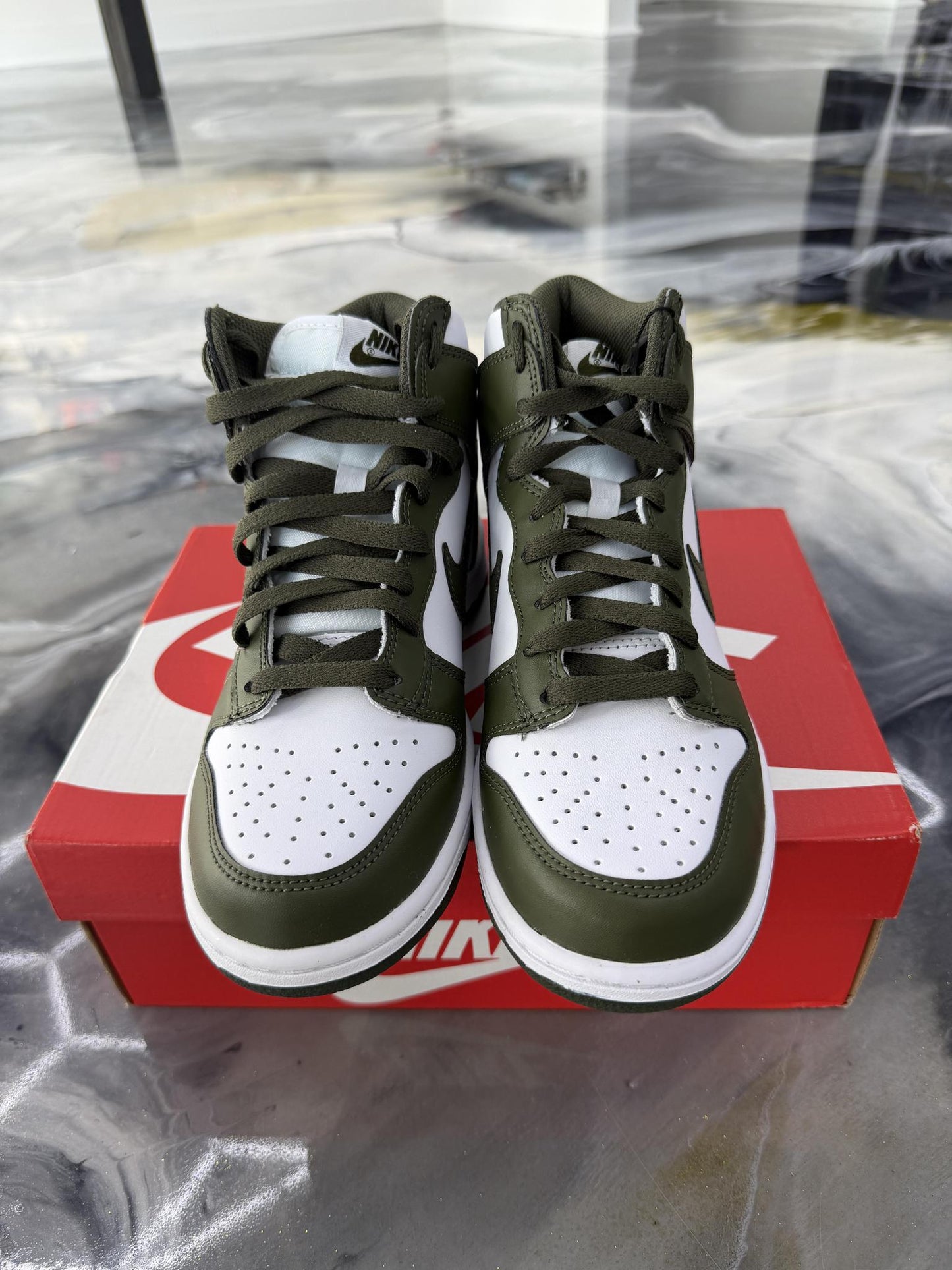 Nike Dunk High "Cargo Khaki" Used Size 6Y/7.5W
