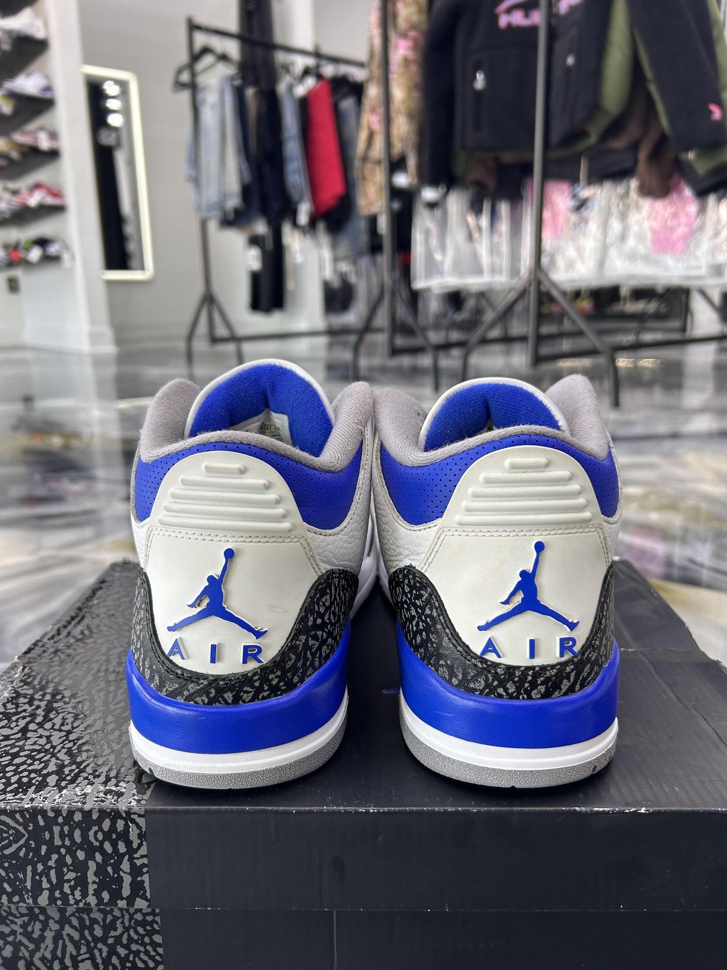 Jordan 3 "Racer Blue" Used Size 11