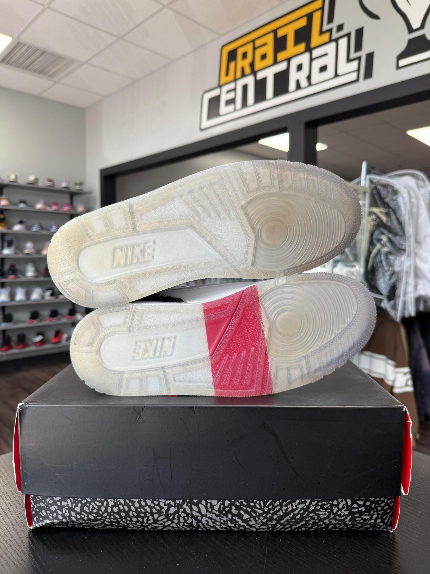 Jordan 3 "Free Throw Line" Used Size 10