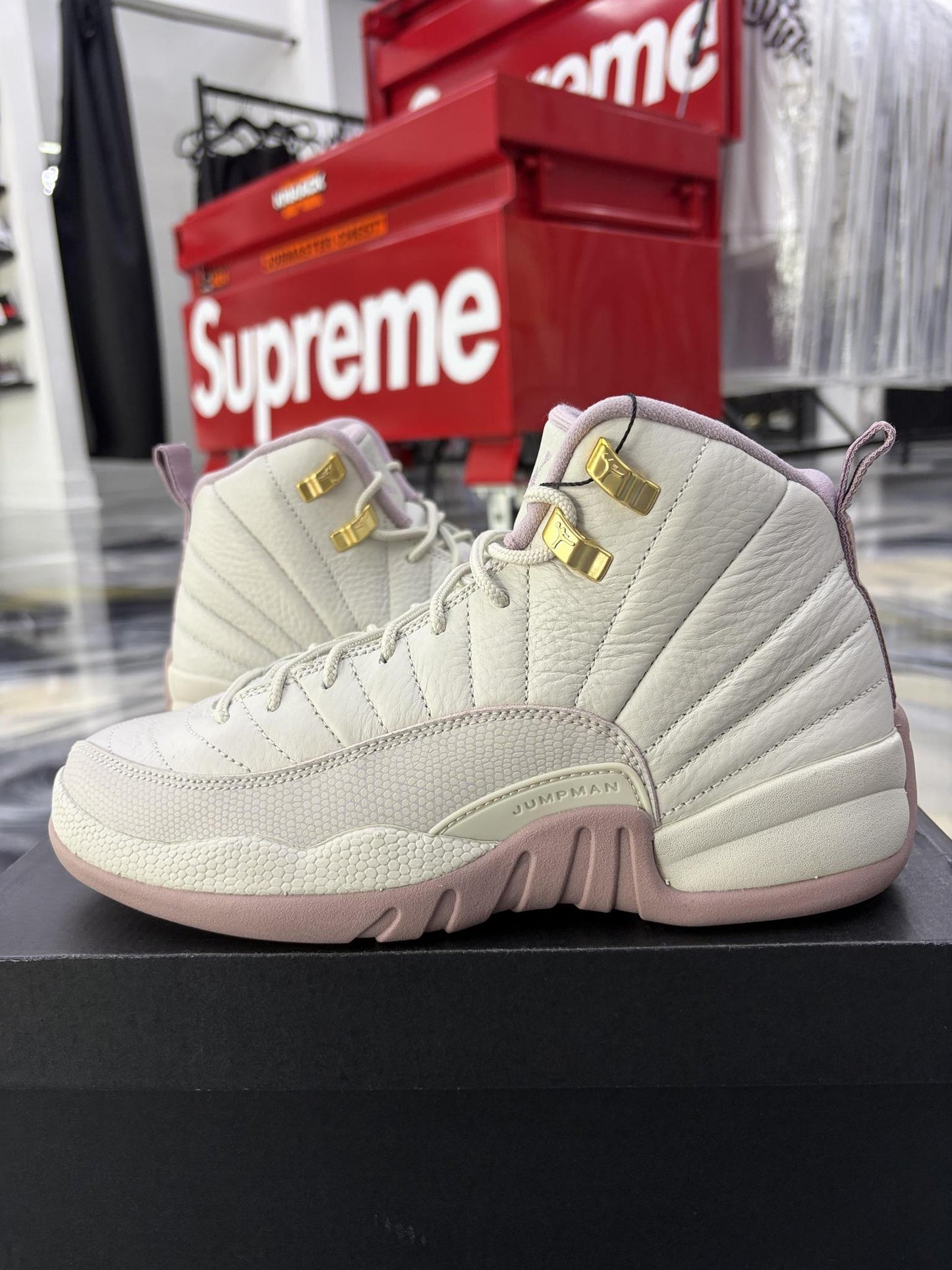 Jordan 12 "Heiress Plum Fog" Used Size 6.5Y/8W