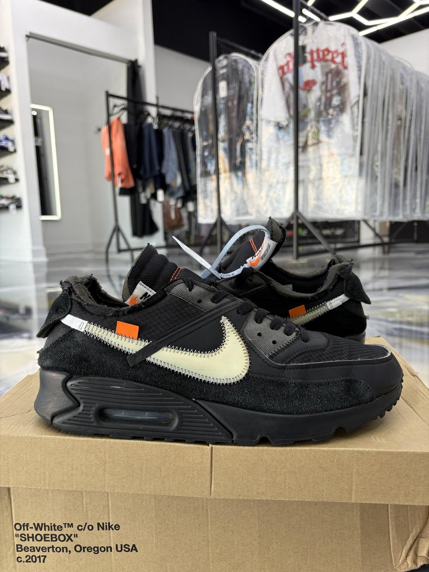 Nike Air Max 90 "Off White" Used Size 12