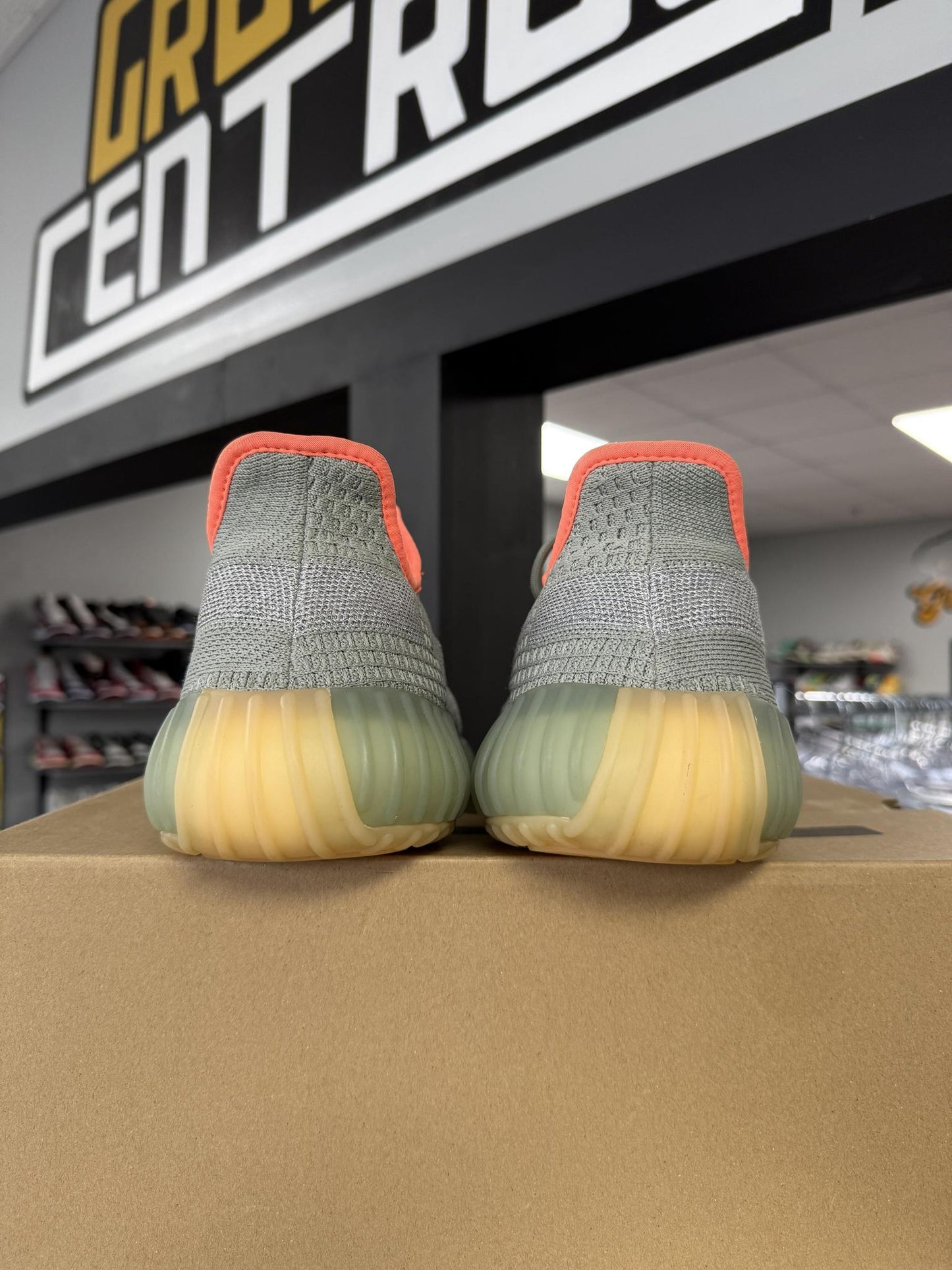 Yeezy 350 V2 "Desert Sage" Used Size 14