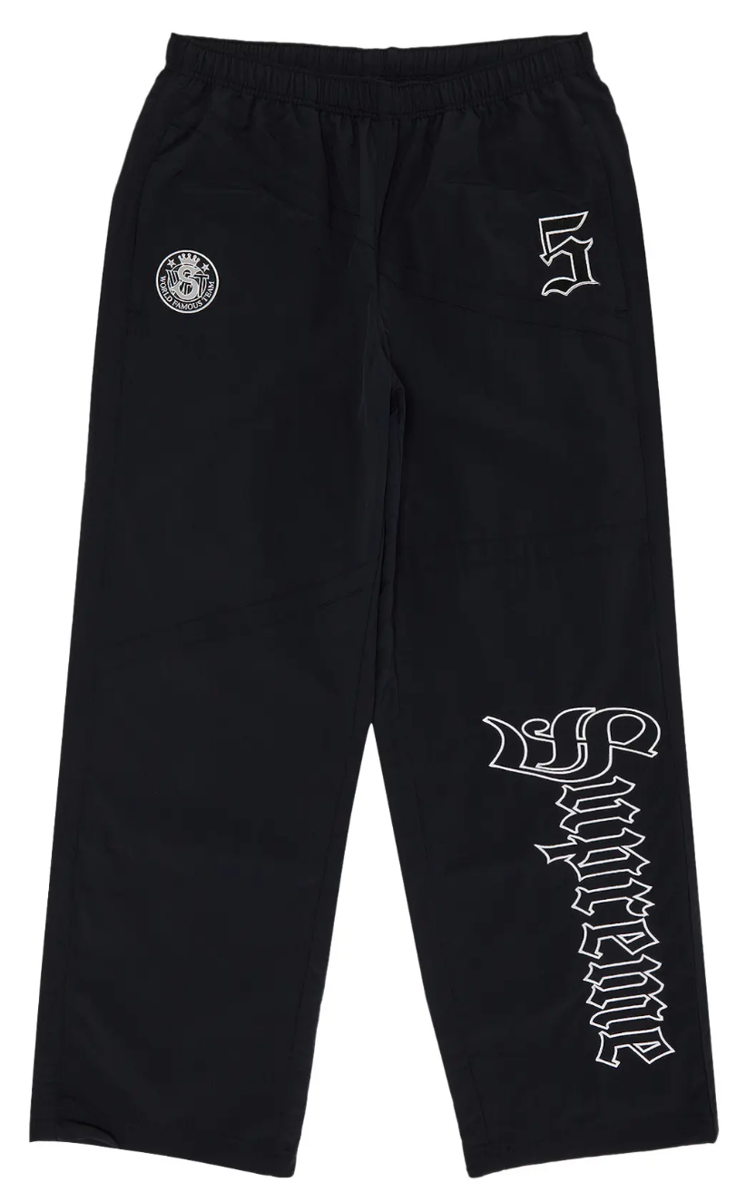 Supreme Old English Track Pant "Black"