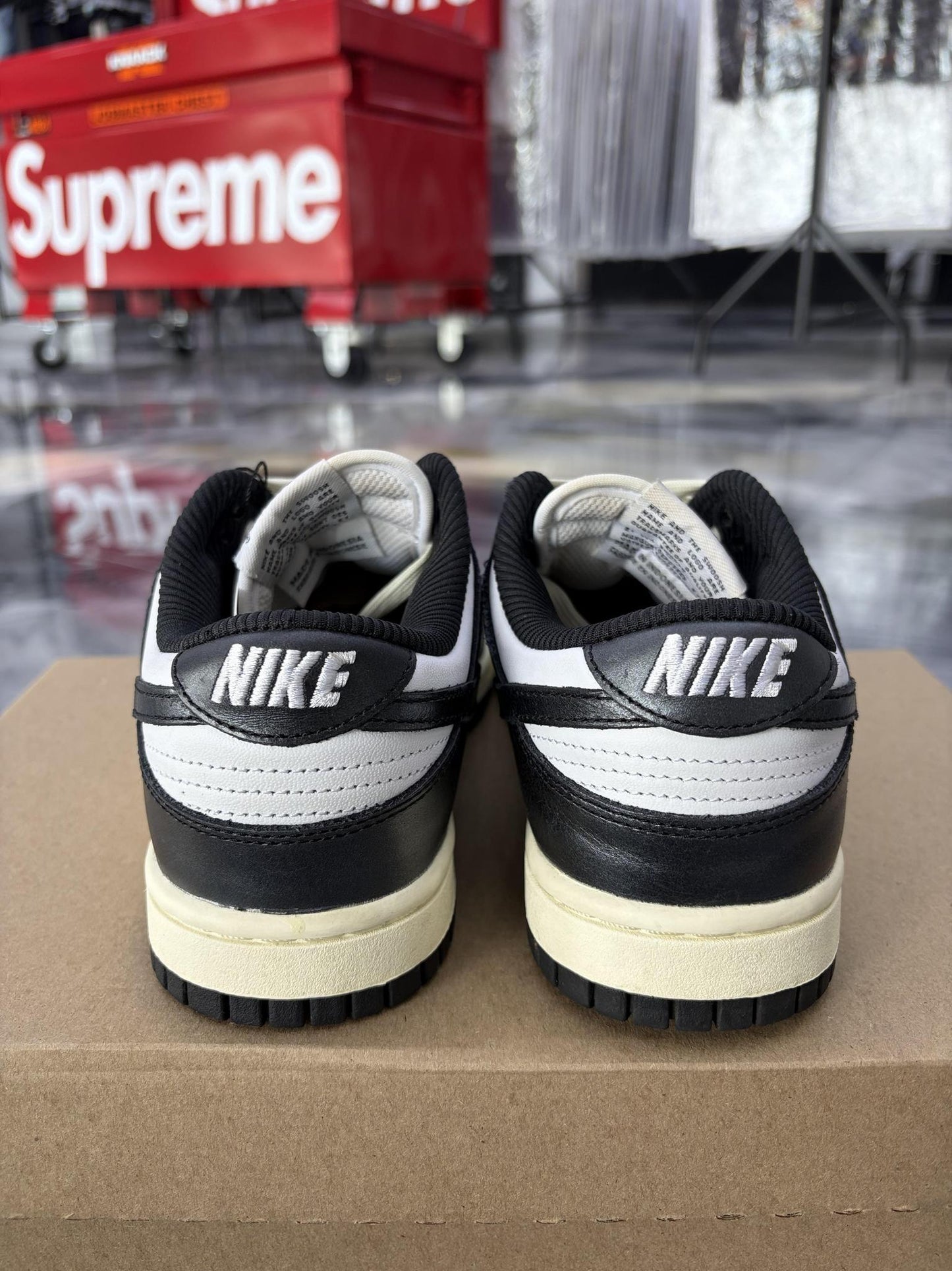 Nike Dunk Low Vintage Panda Used Size 5.5Y/7W