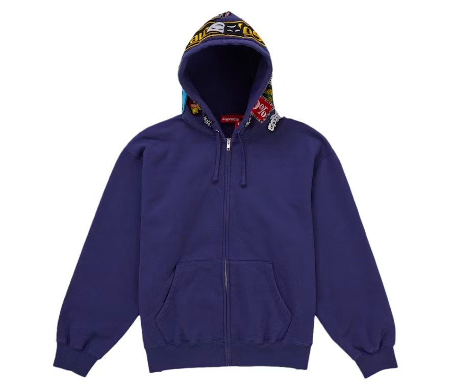 Supreme Patches Zip Up "Royal"