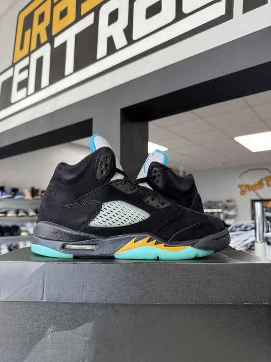 Jordan 5 "Aqua" Used Size 6Y/7.5W