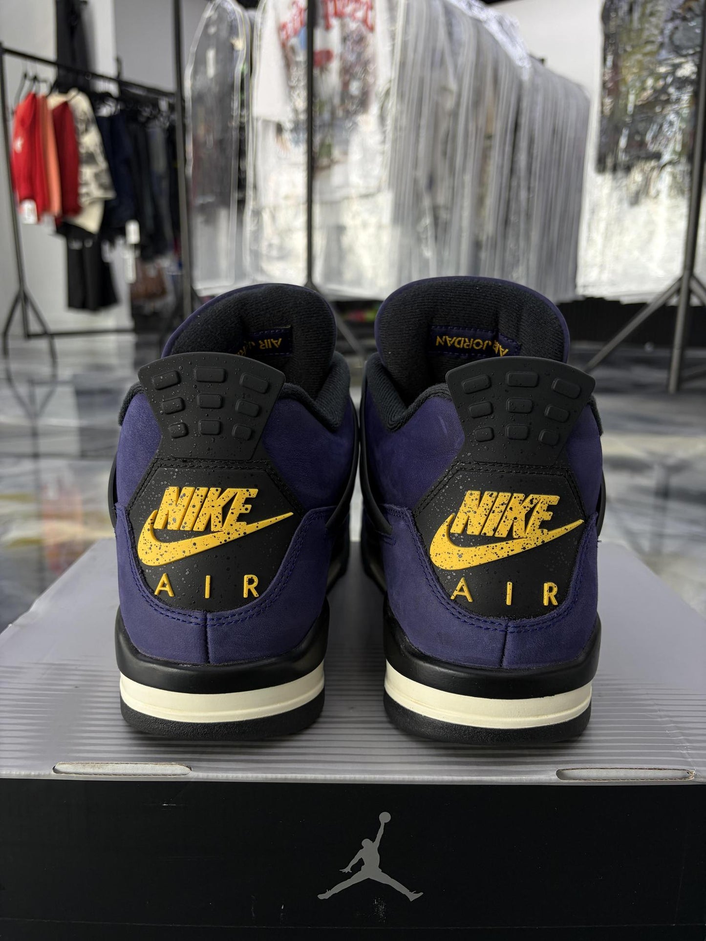 Jordan 4 "Laker" Used Size 12