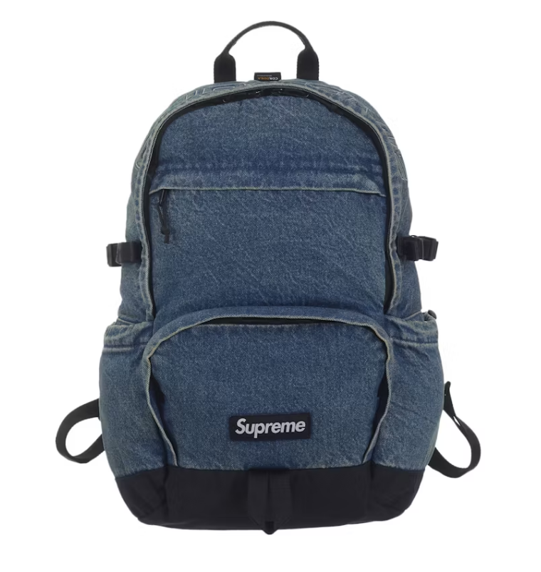 Supreme Denim Backpack "Washed Indigo"