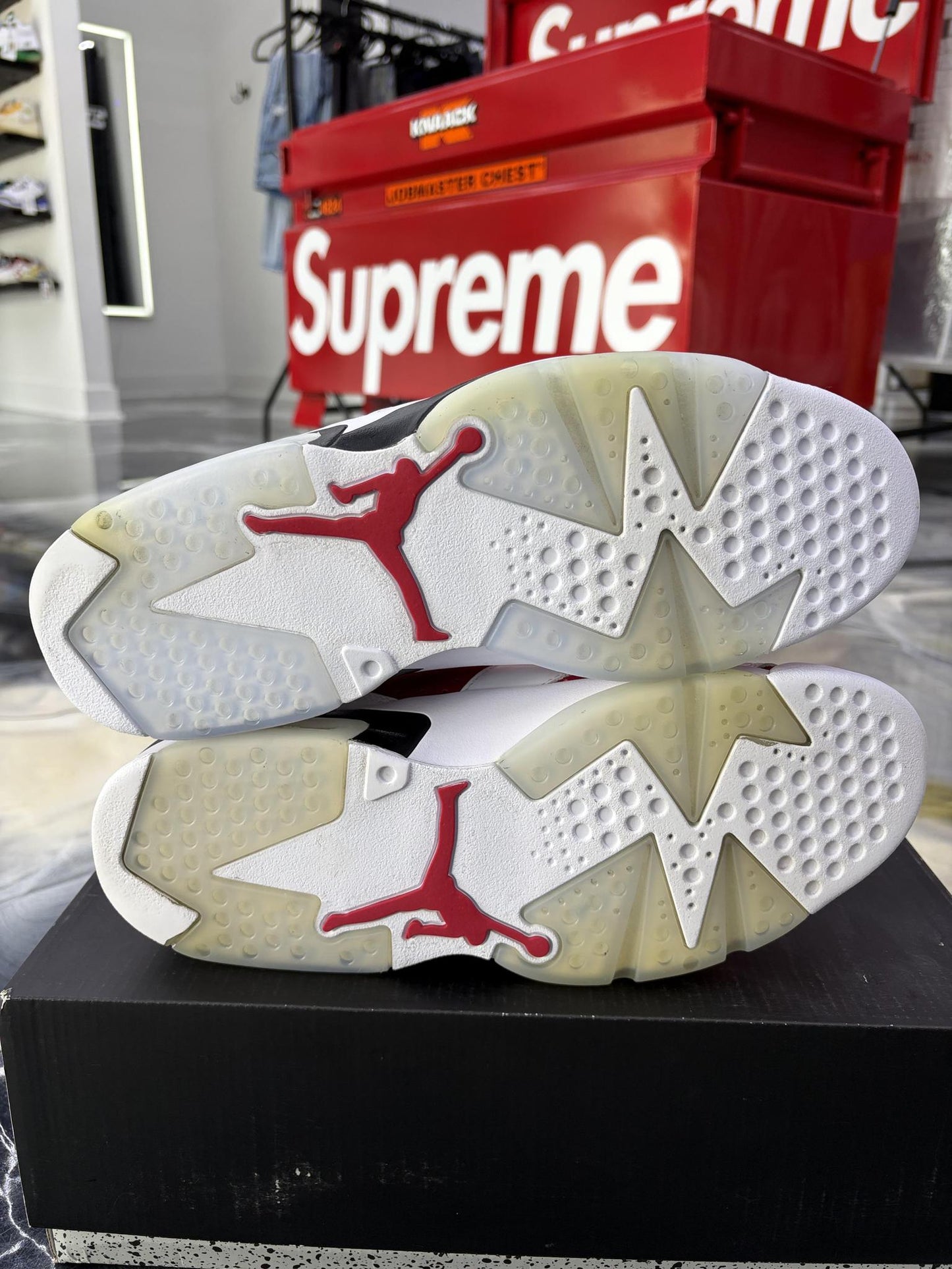 Jordan 6 "Carmine" Used Size 11