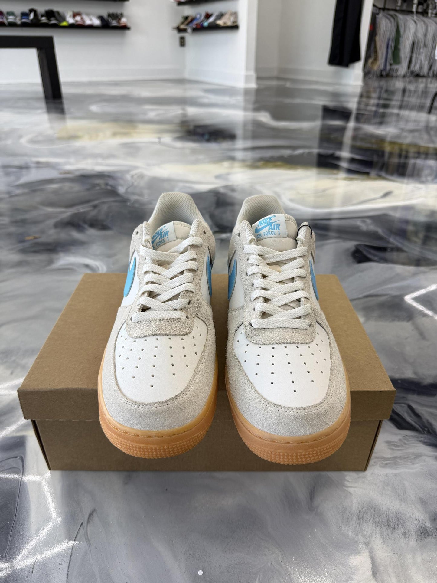 Nike Air Force 1 "Phantom Baltic Blue" Used Size 11