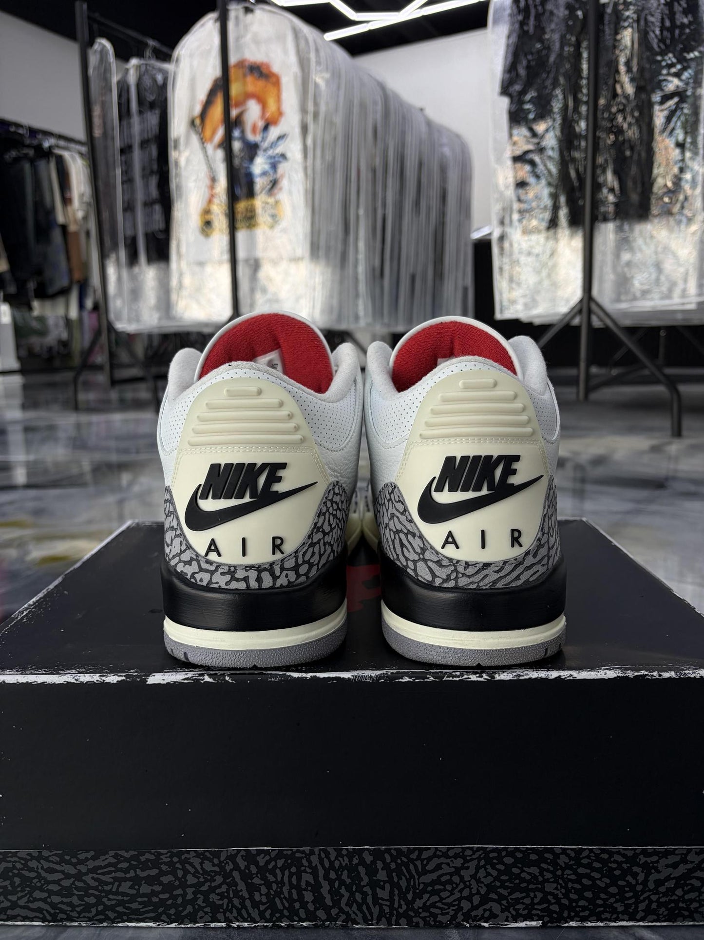Jordan 3 "White Cement Reimagined" Used Size 13