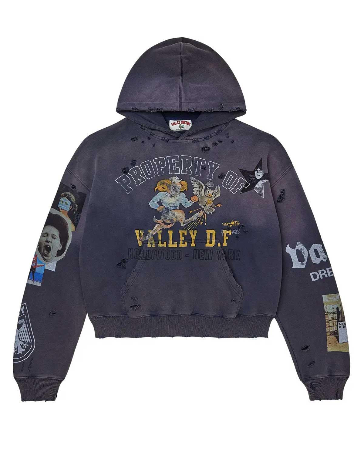 Vale Property Hoodie "Dark Wash Grey"