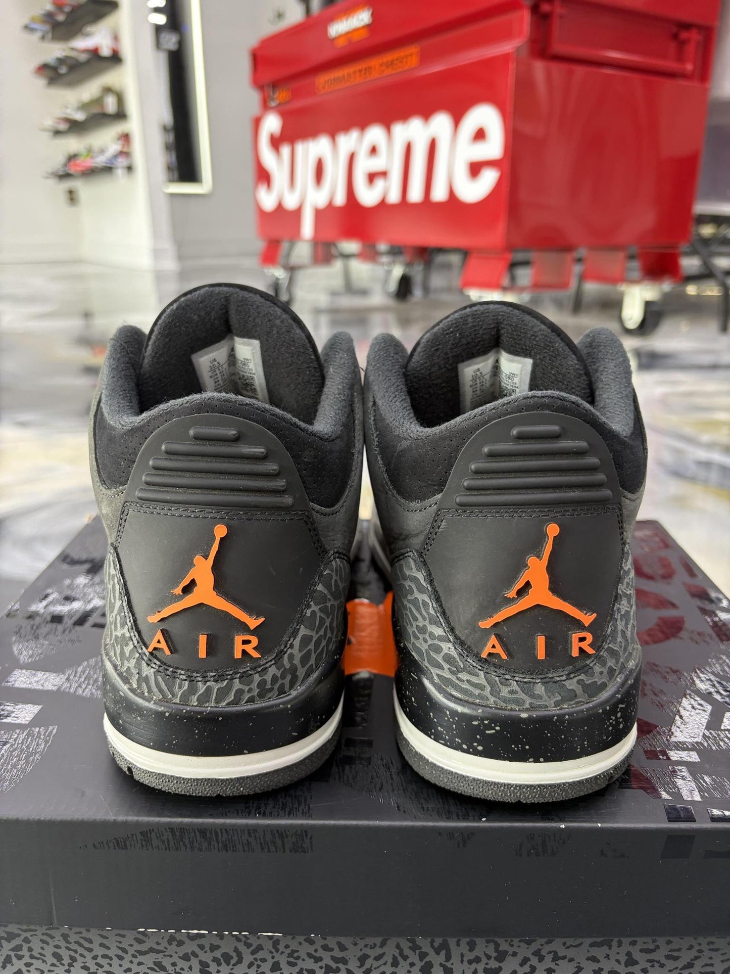 Jordan 3 "Fear" Used Size 10.5
