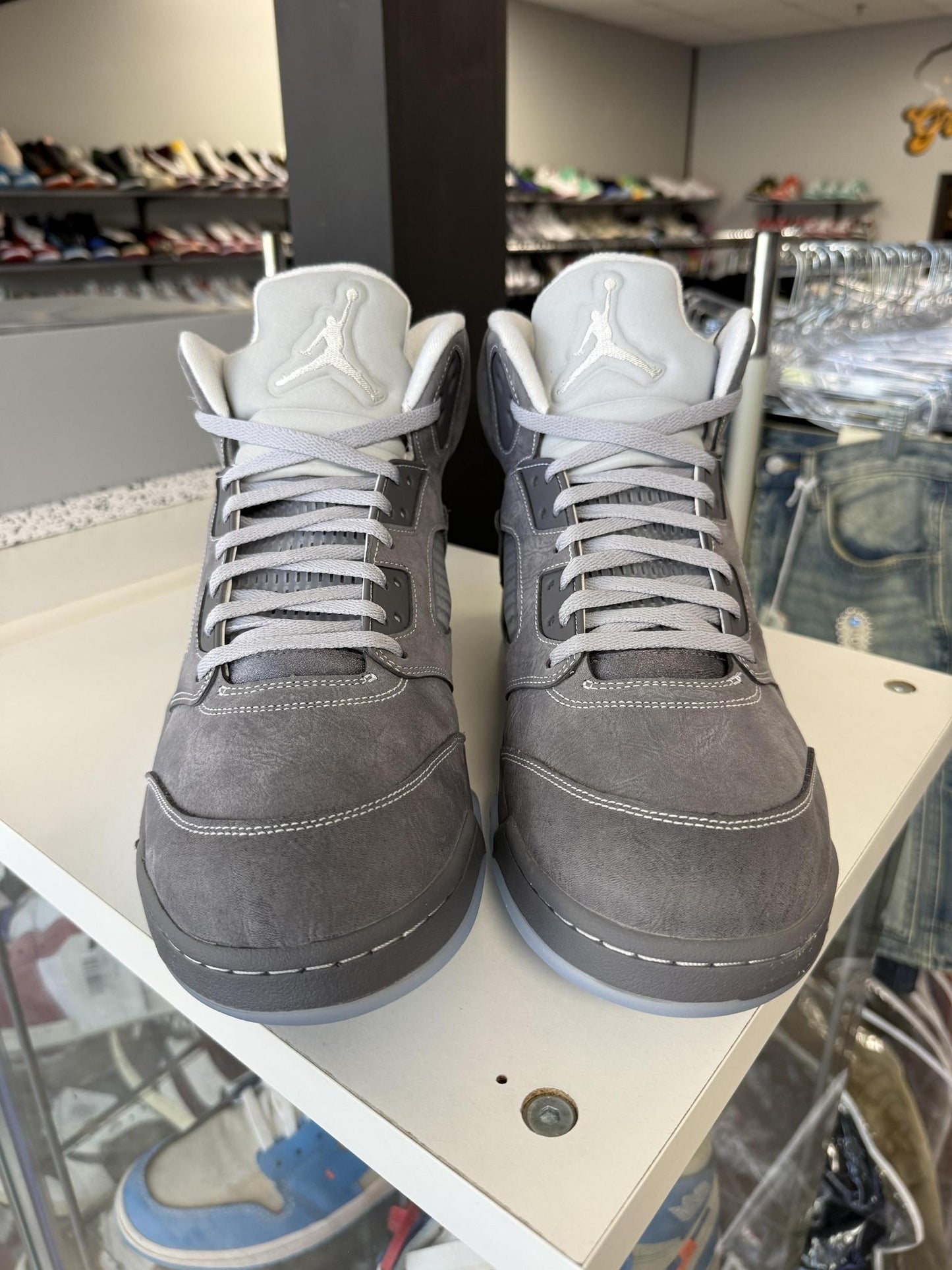 Jordan 5 "Wolf Grey" Used Size 15